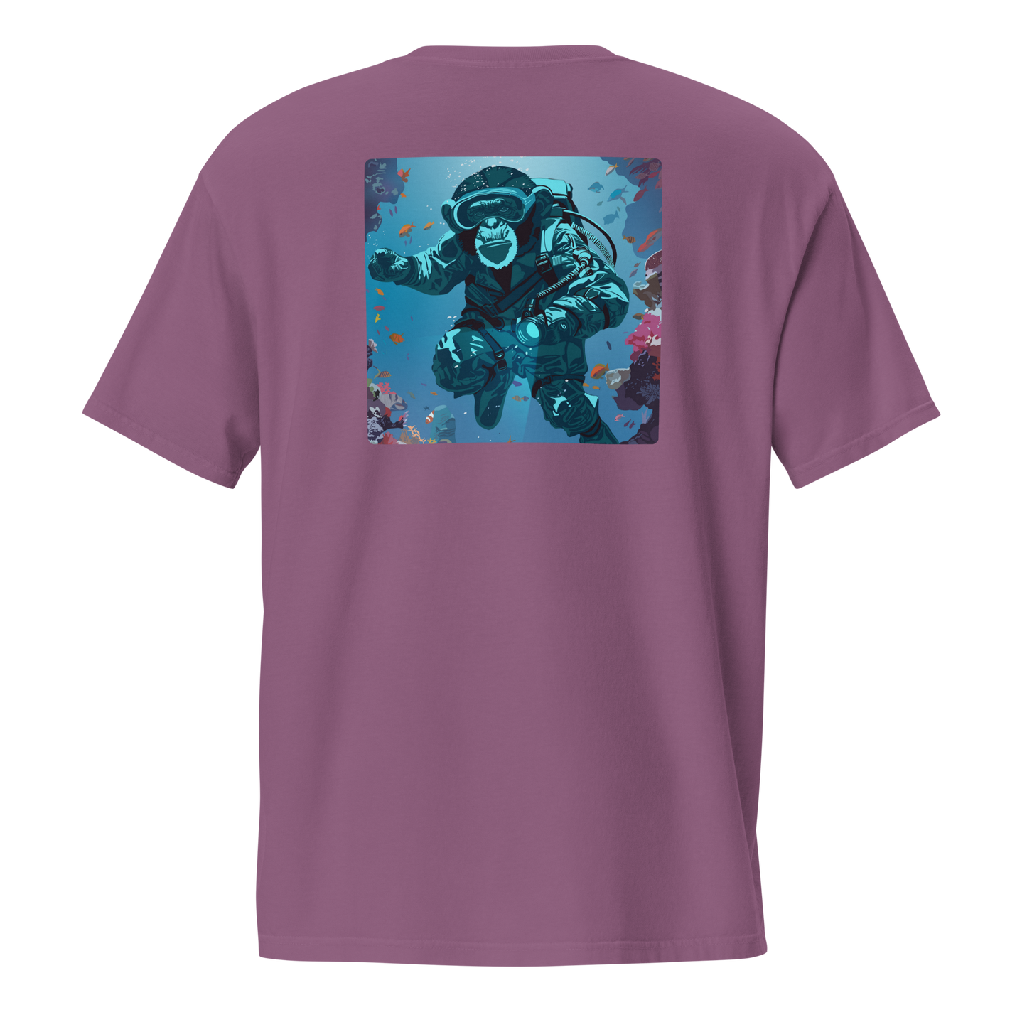 Ocean Bonzo NFT Pocket T-Shirt (White Print)