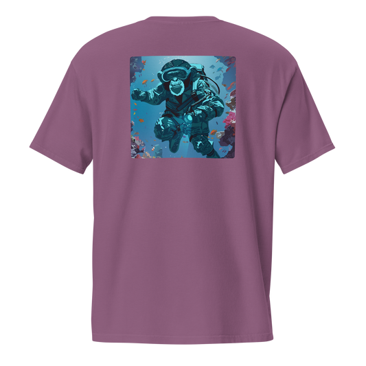 Ocean Bonzo NFT Pocket T-Shirt (White Print)