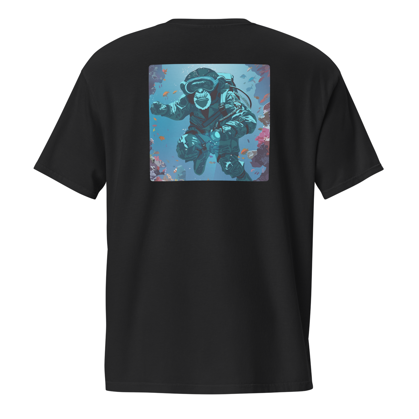 Ocean Bonzo NFT Pocket T-Shirt (White Print)