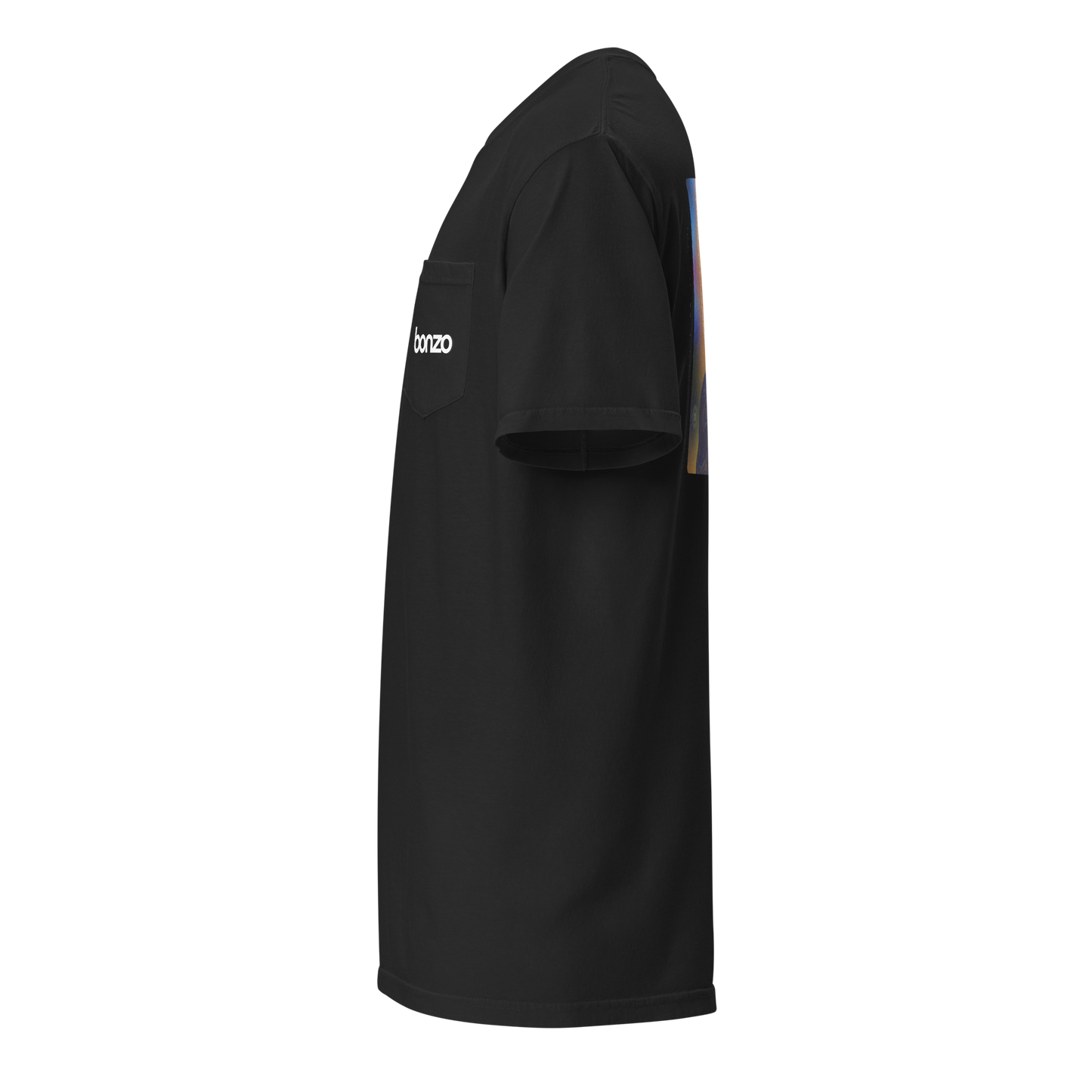 Singularity Bonzo NFT Pocket T-Shirt (White Print)