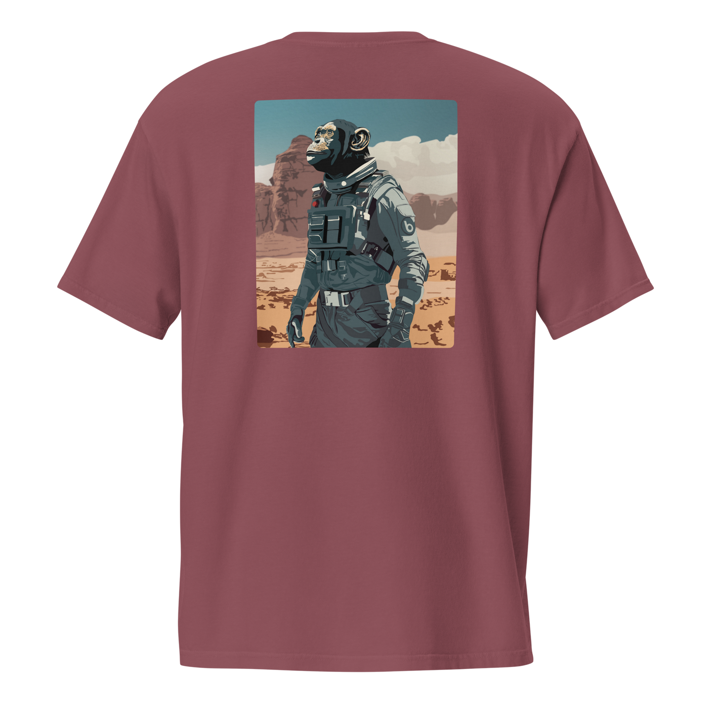 Desert Bonzo NFT Pocket T-Shirt (Black Print)
