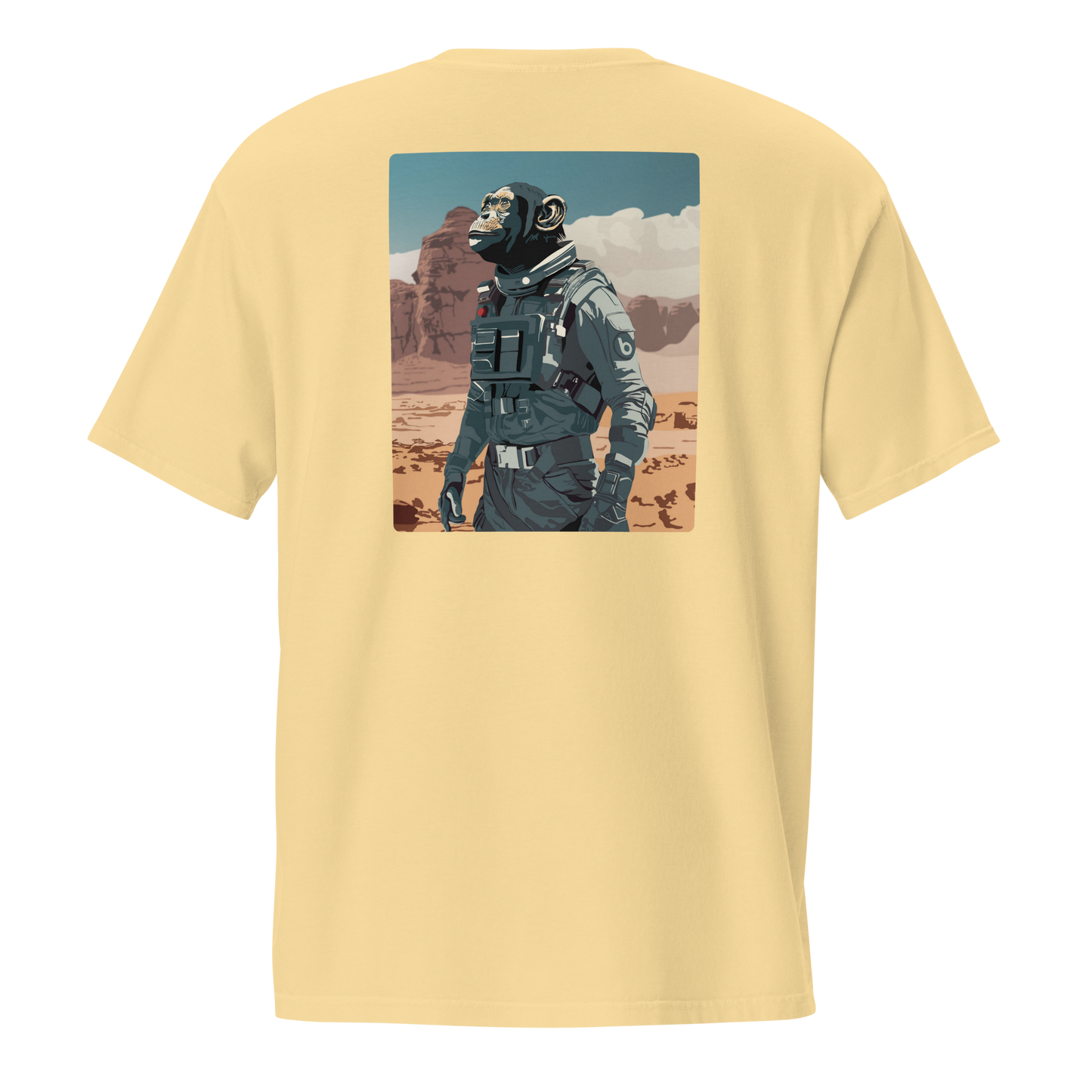 Desert Bonzo NFT Pocket T-Shirt (Black Print)