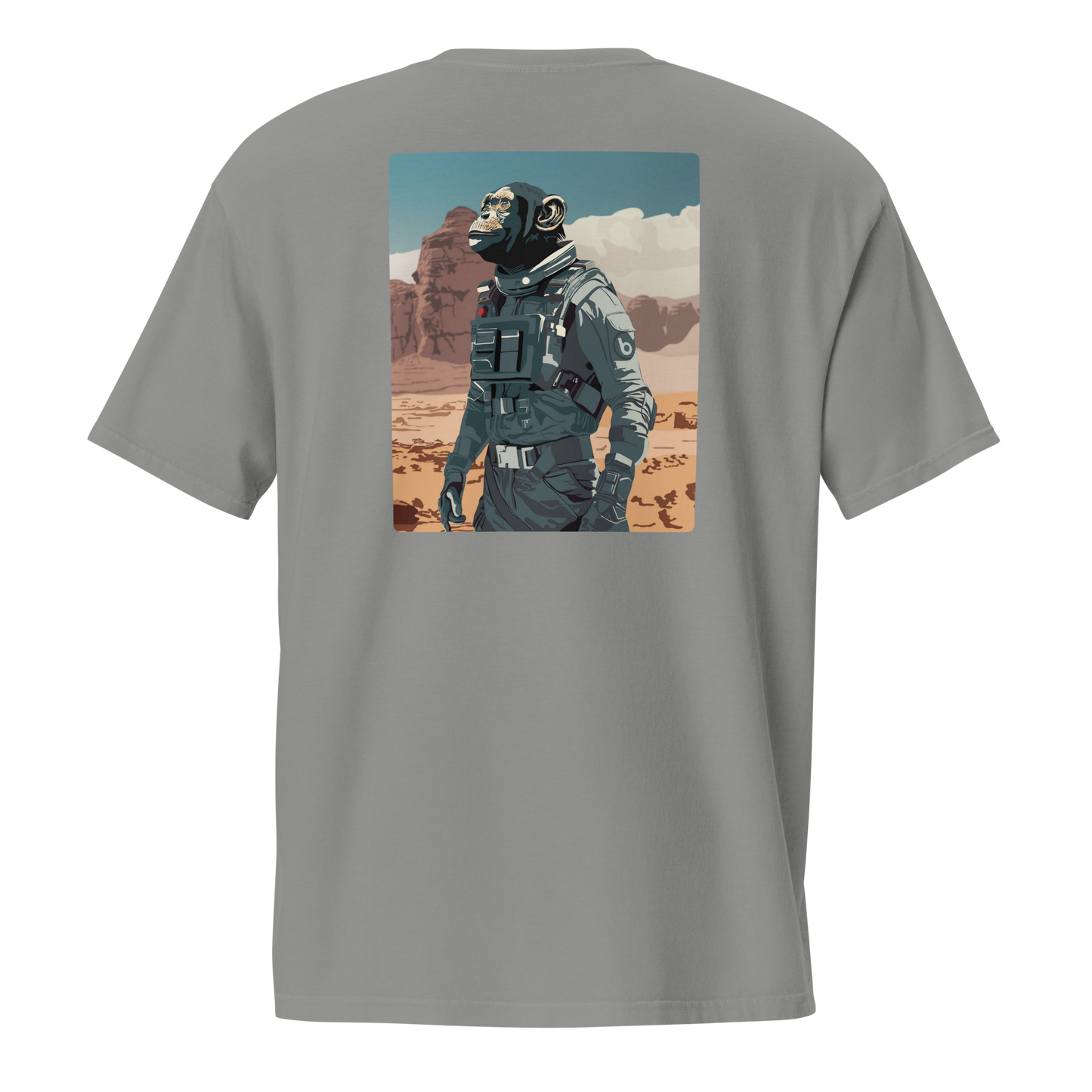 Desert Bonzo NFT Pocket T-Shirt (Black Print)