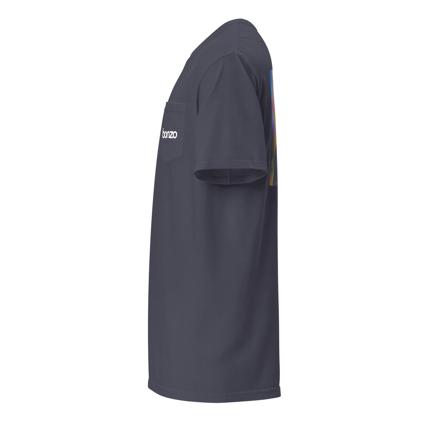 Singularity Bonzo NFT Pocket T-Shirt (White Print)