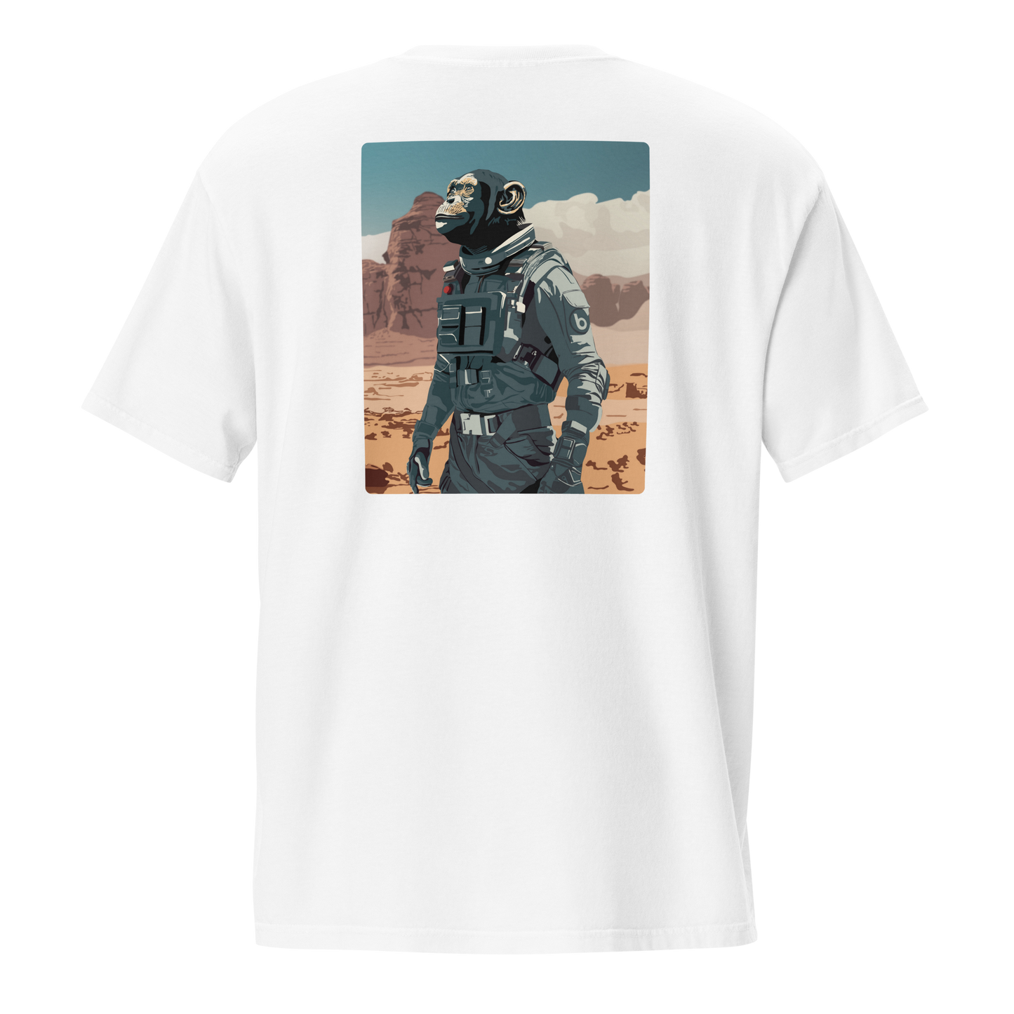 Desert Bonzo NFT Pocket T-Shirt (Black Print)